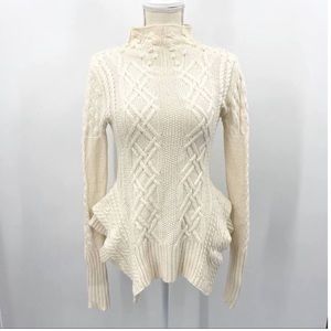 BCBG MAXAZRIA Creme Sweater